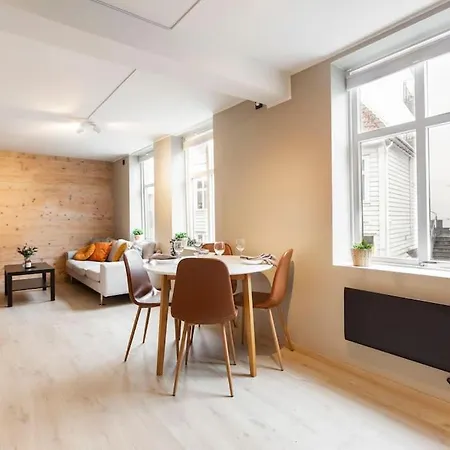 New! Modern Apartment In Historic Area Of Bergen! Exterior photo